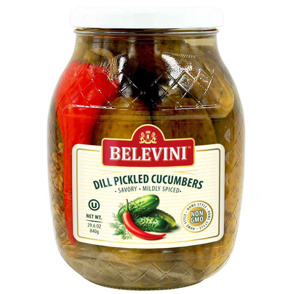 BELEVINI DILL PICKLED CUCUMBERS — Mamtakim